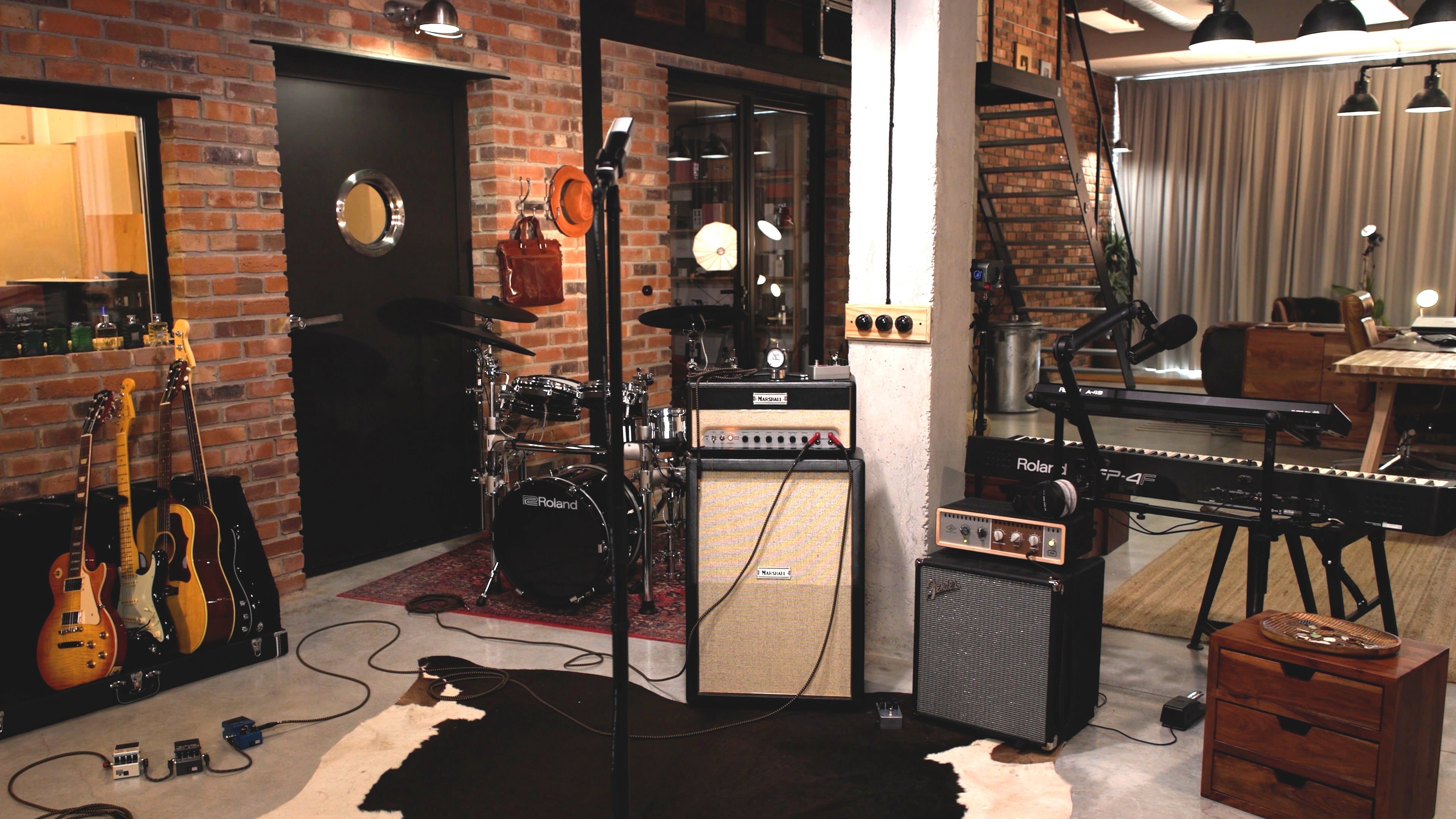 Croxatto Studio, sala de grabación de música con instrumentos